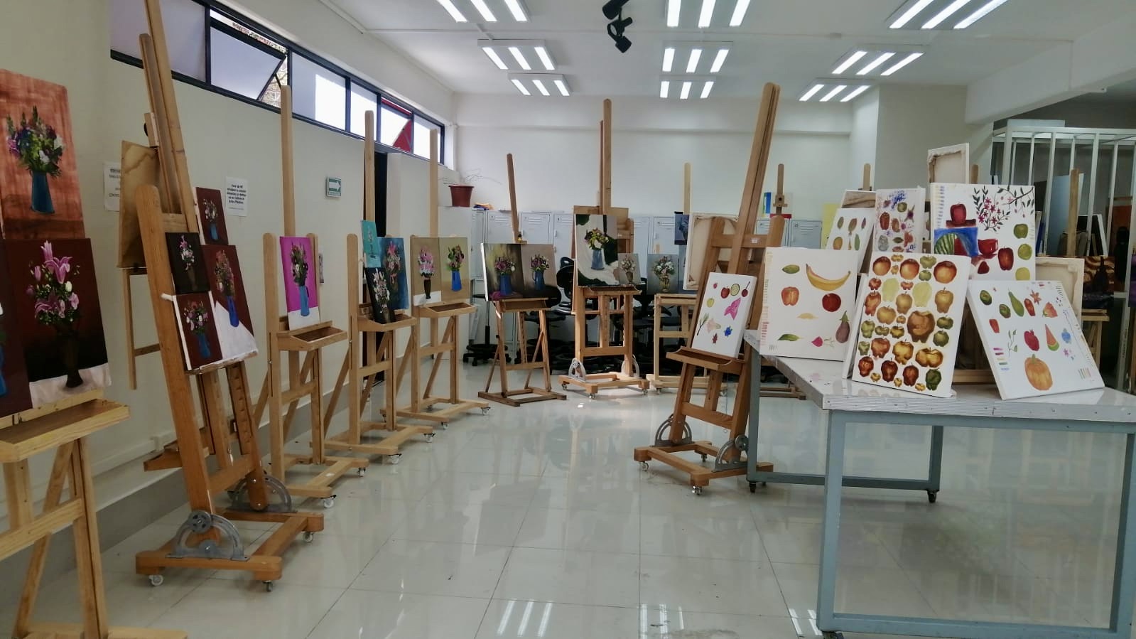 Open studio de otoño de los alumnos de pintura de la maestra Circe Irasema